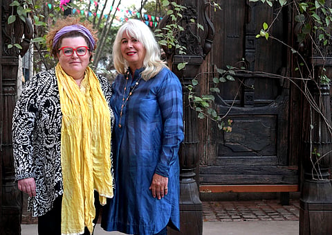 Anna Fox (left) and Karen Knorr. (Photo | Meghana Sastry, EPS)
