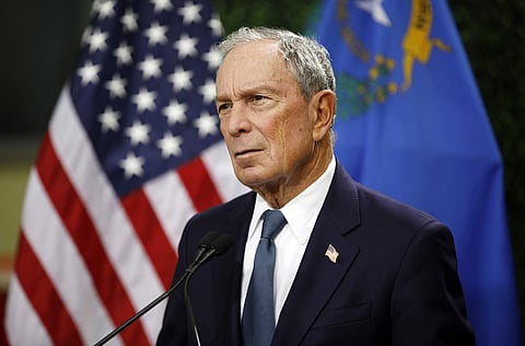 US Presidential candidate Michael Bloomberg (Photo | AP)