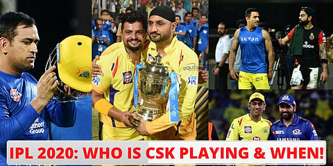 Can't wait to cheer for 'Thala' Dhoni and co? This IPL season, here is when, where and against who the CSK fans will have to whistle... [CSK's home fixtures have been marked in yellow frame.]