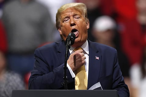 US President Donald Trump. (Photo| AP)