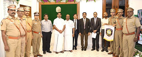 The Chief Minister also unveiled the emblem for the wing and affixed the badges to the personnel joining the wing.