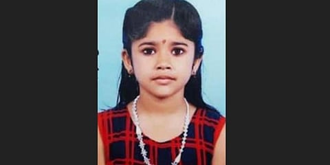 Devanandha's  body was found after 20 hours of intensive search carried out by police and the fire and rescue personnel near her house at Elavoor in Nedumankavu, Kollam. (Photo | Express)
