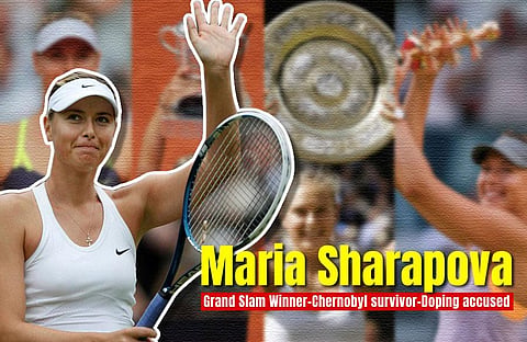 Russian superstar Maria Sharapova was once the most sought-after female athlete on the planet. She beat Serena Williams to lift her first Grand Slam title when she 'was just a bony teenager' and went on to complete a career Grand Slam many years later. In