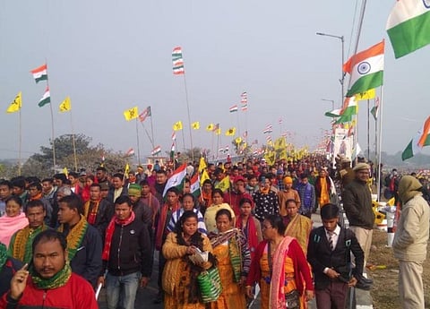 Kokrajhar is all set to welcome PM Modi for his Assam rally. (Photo | Twitter)