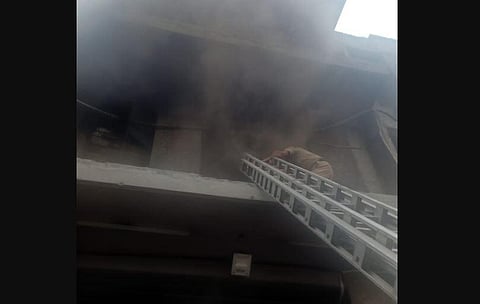 Total 15 fire tenders were rushed to the spot. (Photo | ANI)