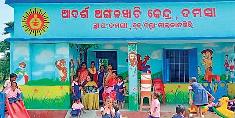 Self-help groups have been mobilised to propagate the message for personal protection and support Anganwadi workers.