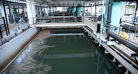 A view of BWSSB sewage plant. (Photo | Nagaraja Gadekal, EPS)