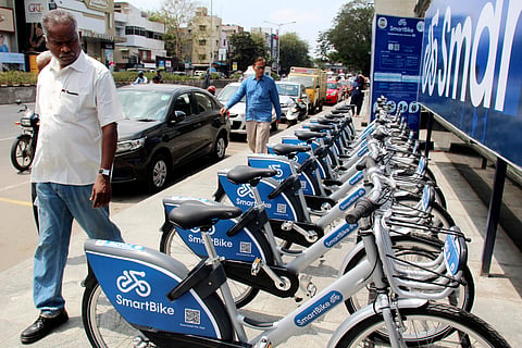 SmartBikes in Chennai.  (File Photo | Debadatta Mallick/ EPS)