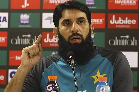 Pakistan head cricket coach Misbah-ul-Haq. (File photo| AP)
