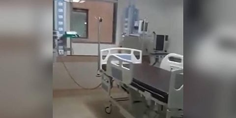 COVID-19 dedicated hospital in Mumbai set up by Reliance Indiustries limited.