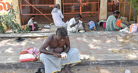 There are 11 Amma canteens across the city and all of them had adequate stock of rations.
