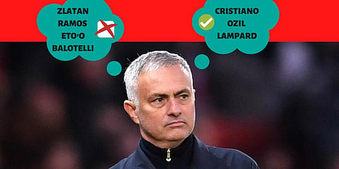 Unsurprisingly, the Portuguese manager's dream XI is dominated by Chelsea stars including Frank Lampard and John Terry. The North Londoner's iconic goalkeeper Petr Cech was chosen over Real Madrid's Iker Casillas, and not a single player from his current 