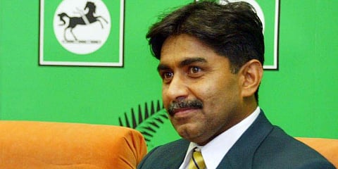 FILE - Pakistan batting great Javed Miandad 