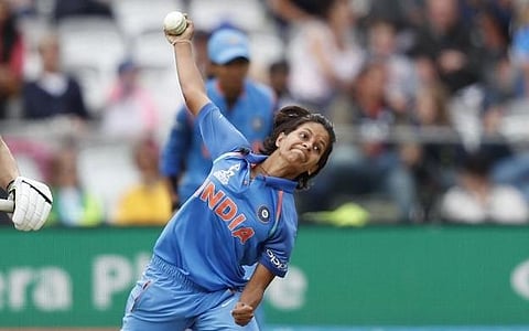Indian spin bowler Poonam Yadav. (File photo| AFP)