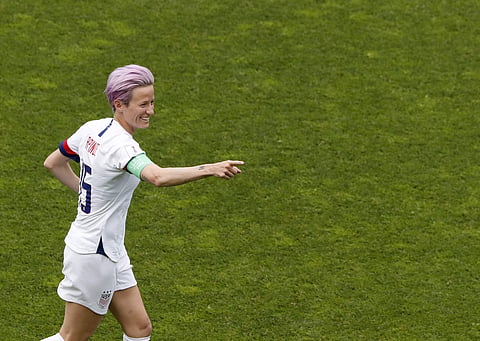US women's football star Megan Rapinoe (File Photo | AP)