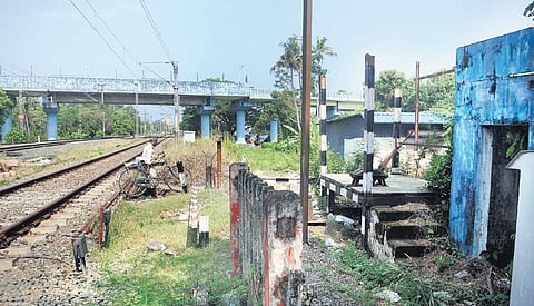 The site where the underpass will be constructed |  A Sanesh