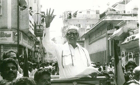 K Anbazhagan was one of the founding members of the DMK and a close confidant of  M Karunanidhi. He was a Lok Sabha member, Rajya Sabha member, MLA, Minister and DMK's general secretary for over 40 years. (Photo | EPS)