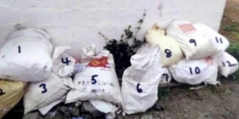 The bags of letters that the postal department failed to deliver. (Photo| EPS)