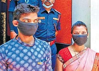 Deepak (left) and his wife Kusuma