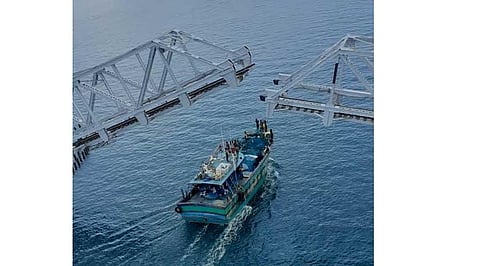 25 fishers who missed Pamban bascule bridge’s opening return home after spending a month at sea