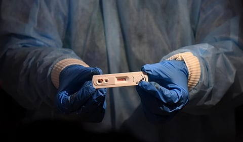 Representational image of COVID-19 rapid test (Photo | A Raja, EPS)