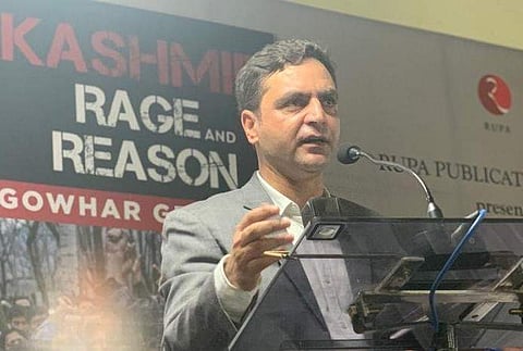 Author and journalist Gowhar Geelani (Photo | Twitter)