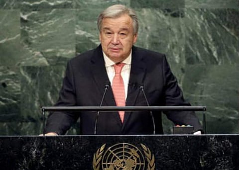 UN chief Antonio Guterres  (File Photo| AP)