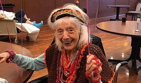 Angelina Friedman has outlived her husband, Harold, and her 10 siblings. (Photo | North Westchester Restorative Therapy & Nursing Center)