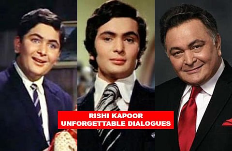 Veteran actor Rishi Kapoor passed away today at 67. As tributes from around the world pour in for the actor, let us take a look at 25 unforgettable dialogues by Bollywood's beloved 'Chintu'.