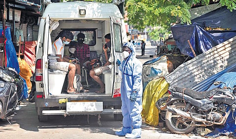 People taken to hospital at Periyamet in chennai  |  r satish babu