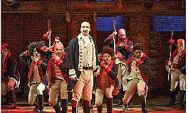 A still from Broadway’s Hamilton