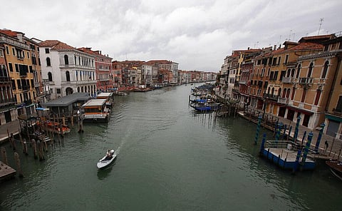 A view of the Canal Grande (Grand Canal) in Venice, Italy. Venetians are rethinking their city in the quiet brought by the coronavirus pandemic. (Photo | AP)