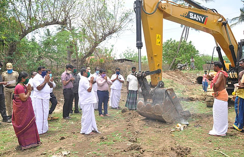 Kudimaramathu works kick off in Nagapattinam, Karur