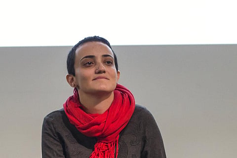 Lina Attalah, editor-in-chief of Mada Masr, a prominent investigative media outlet in Egypt. (Photo| AP)