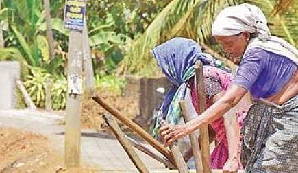A file picture of women employed under the MGNREGA scheme