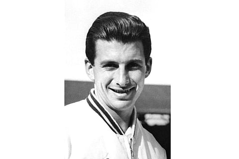 FILE - In this July 2, 1958, file photo, Ashley Cooper of Australia is shown after winning his match against Neale Fraser in a semifinal match at the All-England Tennis Championships at Wimbledon. (Photo | AP)