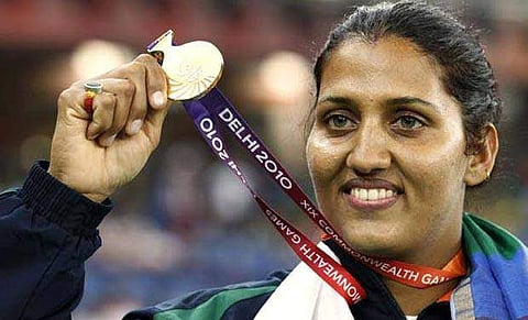 2010 Commonwealth Games discus throw gold medalist Krishna Poonia. | PTI