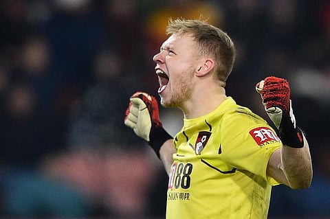 Bournemouth's English goalkeeper Aaron Ramsdale. (Photo | AFP)