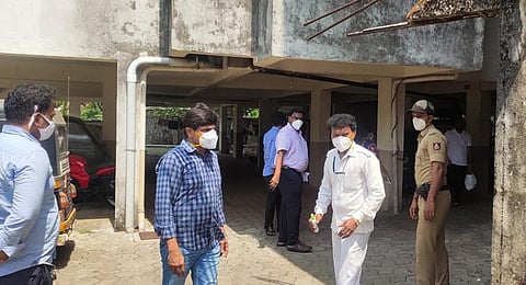 Udupi DC G Jagadish visited Karkala and ensured proper arrangements for a containment zone. (Photo | Express)