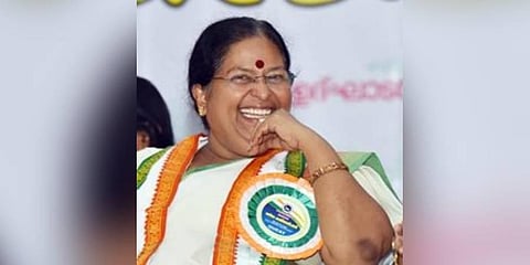 Congress leader Laly Vincent 