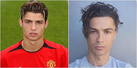 Cristiano Ronaldo over the years (Twitter Photo)