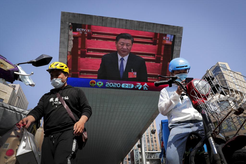 China's ceremonial legislature on Thursday endorsed a national security law for Hong Kong that has strained relations with the United States and Britain. (Photo | AP)
