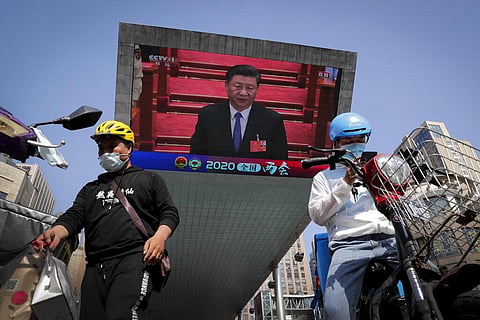 China's ceremonial legislature on Thursday endorsed a national security law for Hong Kong that has strained relations with the United States and Britain. (Photo | AP)