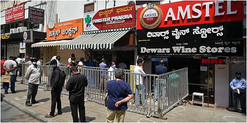 The state got a collection of Rs 45 crore collection from liquor sales, much higher than it was expected. (Photo | Meghana Sastry, EPS)