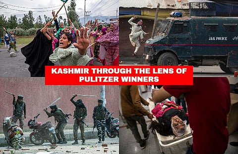 The story of the crackdown on Kashmir last August was difficult to show to the world. Check out those hard-hitting photos through the lens of 2020 Pulitzer Prize-winning photographers. (Photo | AP)
