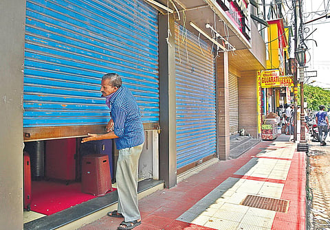 Image of shops being closed used for representational purpose only. (File Photo | EPS)