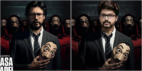 Alex Rodrigo choose 'Thalapathy' Vijay to play the role of Sergio 'El Profesor' Marquina.