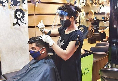 TN government has made Aadhaar mandatory for getting haircuts at salons. (Photo | EPS)