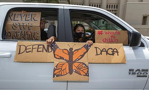 DACA recipients reacted with a mixture of relief and gratitude over the Supreme Court ruling to reject President Donald Trump's effort to end legal protections for 650,000 immigrants under DACA. (Photo | AP)