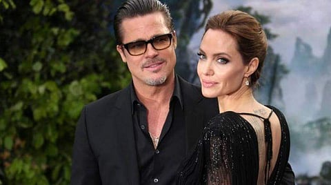 Actors Angelina Jolie (R) and Brad Pitt (File photo| AP)